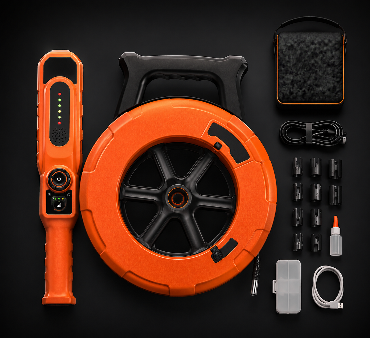 FORGE Pipe Lock Pro — Waterproof IP67 Underground Pipe & Wall Detector (98ft Range)